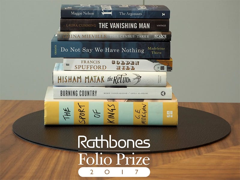 The Rathbones Folio Prize 2017 Shortlist